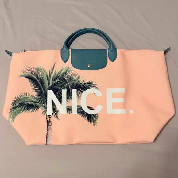 Longchamp Travel Tote Bag Exclusive : Nice France “Le Negresco” - Picture 2 of 9